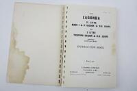 LAGONDA: An original 2.5 Litre and 3 Litre (Models LB.290 and LB.290/1) Instruction Book. - 2
