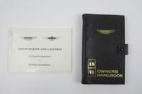 AM V8/LAGONDA: Two original Aston Martin Owners Handbooks for V8 models.
