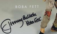 STAR WARS: A colour picture card of Boba Fett autographed by both Jeremy Bulloch and Jason Wingreen with COAs - 2