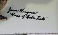 STAR WARS: A colour picture card of Boba Fett autographed by both Jeremy Bulloch and Jason Wingreen with COAs - 3