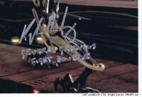 STAR WARS: A colour picture scene with General Grievous battling Anikin Skywalker autographed by Kyle Rowling with COA - 2
