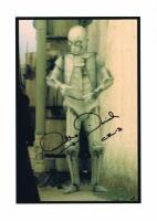 STAR WARS: A sepia picture of CZ-3 autographed by Anthony Daniels