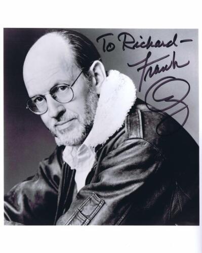 STAR WARS: A black and white picture of Frank Oz, with personalised autograph "To Richard"