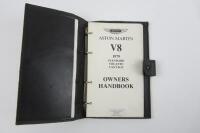 AM V8/LAGONDA: Two original Aston Martin Owners Handbooks for V8 models. - 9