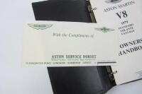 AM V8/LAGONDA: Two original Aston Martin Owners Handbooks for V8 models. - 11