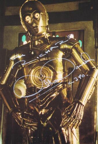 STAR WARS: A colour post card depicting C3PO, autographed by Anthony Daniels. Addressed "To Richard".