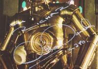 STAR WARS: A colour post card depicting C3PO, autographed by Anthony Daniels. Addressed "To Richard". - 2