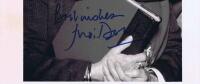 JAMES BOND: A black and white picture of 'M' played by Judi Dench autographed - 2