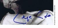 GEORGE COLE: A black and white autographed portrait of George Cole - 2