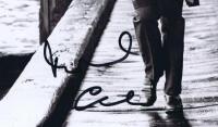 MICHAEL CAINE: A black and white picture depicting Michael Caine from "Get Carter" autographed by Michael Caine - 2