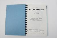 DB2: An Aston Martin DB2 Instruction Book. - 2