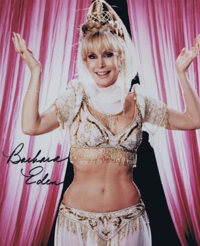 BARBARA EDEN: A colour portrait of Barbara Eden as the 'Jeannie', autographed by Barbara Eden