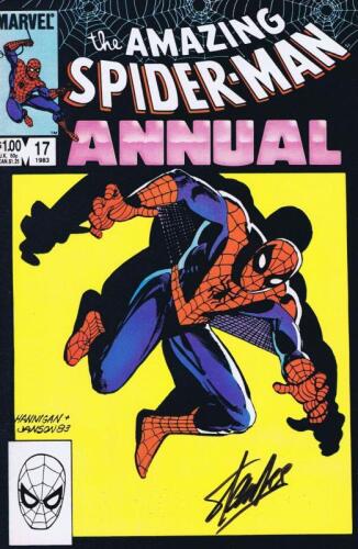 STAN LEE: A exceptional 'The Amazing Spider-Man' Annual #17 1983 Comic, autographed by Stan Lee