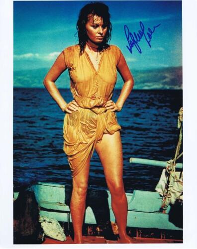 SOPHIA LOREN: A colour photo of Sophia Loren in film 'Boy on a Dolphin', autographed by Sophia Loren