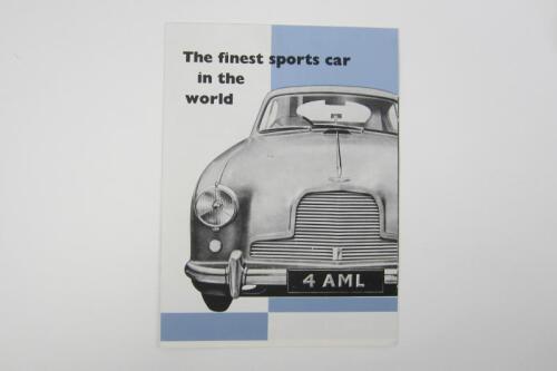 DB2-4: A DB2-4 Aston Martin fold-out sales brochure.