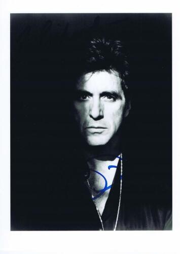 AL PACINO: A black and white portrait of Al Pacino, personally inscribed and signed by Al Pacino