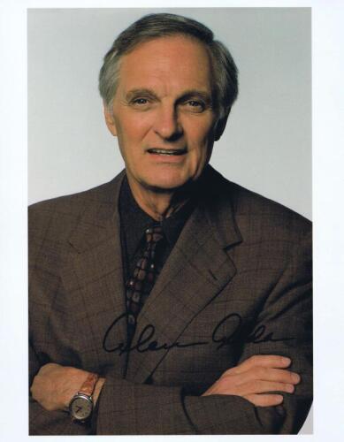 ALAN ALDA: A colour autographed portrait of Alan Alda