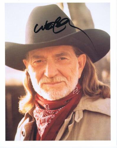 NELSON: A Willie Nelson signed colour picture