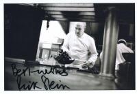 RICK STEIN: A black and white picture Chef Rick Stein, autographed 'Best Wishes' by Rick Stein