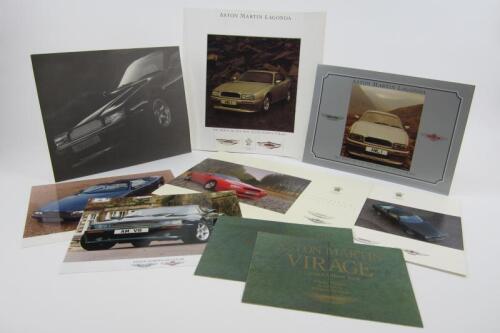 VIRAGE/VOLANTE: A collection of Aston Martin Virage and Volante sales material.