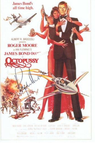 JAMES BOND: A colour postcard from James Bond 'Octopussy' autographed by Roger Moore