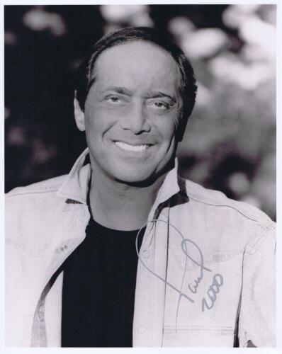 ANKA: A black and white picture of Paul Anka. Paul Anka signature