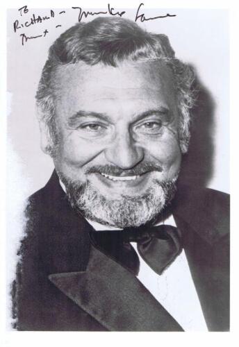 FRANKIE LAINE: A black and white picture of Frankie Laine. Frankie Lane signature