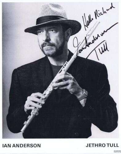 JETHRO TULL: Three items related to JETHRO TULL. Ian Anderson signatures