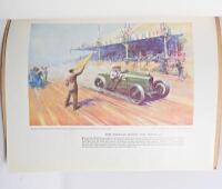 THE AUTOCAR: Three lovely 'The Autocar' items. Two portfolio plate sets of 'THE ENDLESS QUEST FOR Speed'. Both circa 1946/1947 - 5