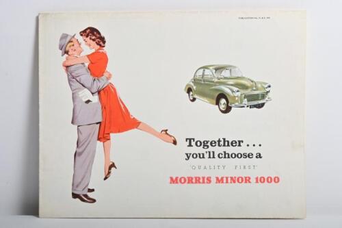 MORRIS MINOR: A large original colour fold out Morris Minor 1000 sales brochure
