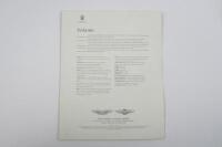 VIRAGE/VOLANTE: A collection of Aston Martin Virage and Volante sales material. - 11