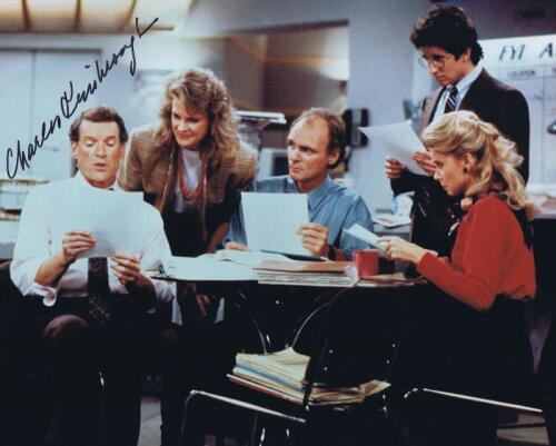 MURPHY BROWN: A colour picture from sitcom Murphy Brown, autographed by Charles Kimbrough as Jim Dial