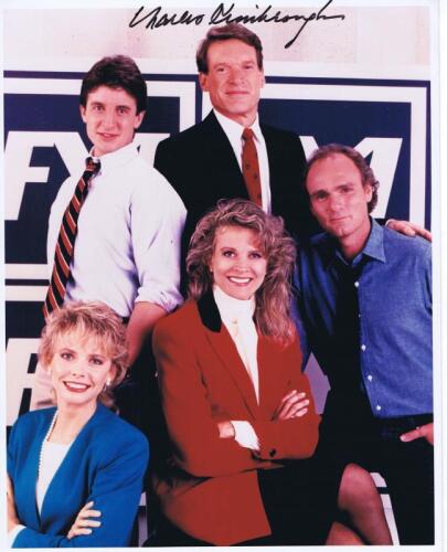 MURPHY BROWN: A colour picture from American Sitcom 'Murphy Brown' autographed by Charles Kimbrough