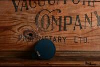 AMPOL: A cute little Ampol metal pouring tin with lid, 11cm high - 6