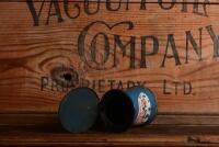 AMPOL: A cute little Ampol metal pouring tin with lid, 11cm high - 7