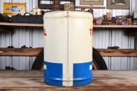 TOTAL: A large circa 1950s/1960s five gallon Total 'Super Motor Oil MS 20,'30' drum - 2