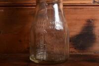 CASTROL: A 1940/50s "Castrol" embossed one imperial pint oil bottle, with 1950/60s "Castrol AA SAE 40" tin pourer and dust cover (updated description) - 6