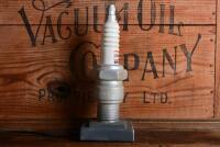 CHAMPION: A decorative circa 1980s point of sale countertop illuminated spark plug, 29cm high, later cord, working - 2