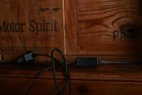 CHAMPION: A decorative circa 1980s point of sale countertop illuminated spark plug, 29cm high, later cord, working - 5