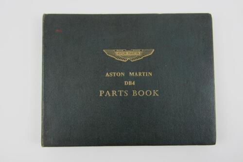 DB4: An original Aston Martin DB4 Parts Book.