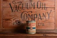 ATLANTIC: An original American "Atlantic Grease" one pound tin in exceptional condition