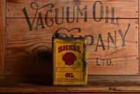 SHELL: A 1930/40s "Shell Hand Separator Oil" one imperial ounce tin, marked to base: Dominion Can Melb - 3