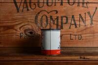 MOBIL: A one pound 'Vacuum snow white petroleum jelly' tin with pegasus - 2