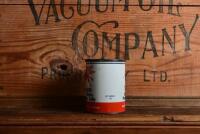 MOBIL: A one pound 'Vacuum snow white petroleum jelly' tin with pegasus - 4