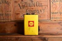 SHELL: A circa 1970s one gallon 'Shell Donax. U 38210 tin - 3