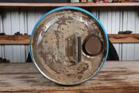GOLDEN FLEECE/CALTEX: A rare duel branded Caltex/Golden Fleece 1970s 20 litre 'RPM DELO 100 OIL, SAE 40' oil drum - 5
