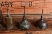 OILER: Six various oilers, one embossed with Singer - 3