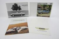 V8: A group of original Aston Martin V8 sales brochures.