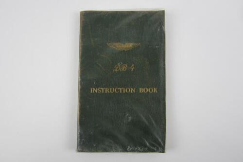 DB-4: A rare Aston Martin DB-4 Instruction Book. Peter Thomson (Australian golfer) ownership.