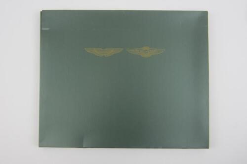 LAGONDA VIGNALE: An Aston Martin Lagonda Vignale Press Information kit.
